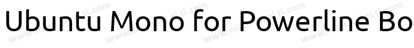 Ubuntu Mono for Powerline BoldForPo字体转换